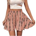 thumbnail image 2 of Ailaofu Women's Summer Bohemian Shorts Fashion Ruffle Floral Print High Waist Loose Shorts Casual Beach Short, 2 of 6