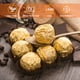 thumbnail image 4 of 100 piezas de envoltorios de caramelos de papel de aluminio, envoltorios de chocolate de 6 x 6 pulgadas, papel de aluminio (plateado, cáscara de naranja), 4 of 6