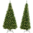 thumbnail image 2 of Árbol de Navidad artificial Costway 240 cm 360 luces LED blanco cálido, 2 of 3