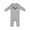 AC-Heather Grey, variant on American Flag Made in the USA with Bald Eagle Baby Romper Coveralls