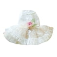 thumbnail image 2 of Guiexla Pet Dress Breathable Comfortable Dog Princess Dress with 3D Flower Decoration And Mesh Splicing Pet Supplies, 2 of 7