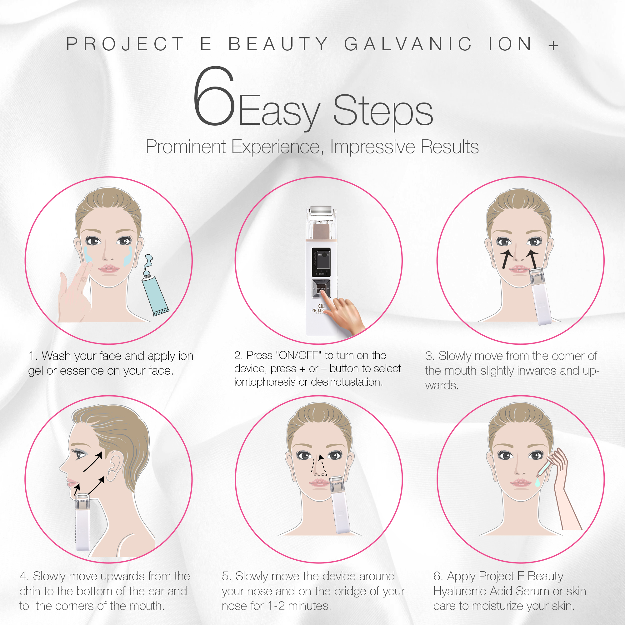 Project E Beauty GavaWand Galvanic Wonder Roller, Facial Lifting Roller, Skin Firming, Anti-Aging - image 5 of 8