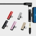thumbnail image 4 of Adaptador USB tipo C a conector de 3,5 mm, conector USB a conector de audio, tarjeta de sonido externa USB, adaptador de audio de 3,5 mm 2 en 1, 4 of 8