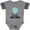 Football Heather and Smoke, variant on Inktastic Little World Traveler Boys or Girls Baby Bodysuit