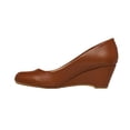 thumbnail image 3 of Zapatos Mujer lisos plataforma baja tipo piel Casual/Formal cafe 25 Incógnita 040DD5, 3 of 5