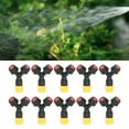 thumbnail image 1 of Consejo de la Boquilla de Rociado, 10 piezas G1/2 Hilo macho Doble Rociador Boquilla Atomizante de la Cabeza para Parques de Césped para el Cinturón Verde parque de Riego verde, 1 of 7
