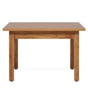 Barara King Dining Table, Kitchen Dining Table,39.4'' Square Dining Table Kitchen Table with Solid Wood Legs for 4,Oak
