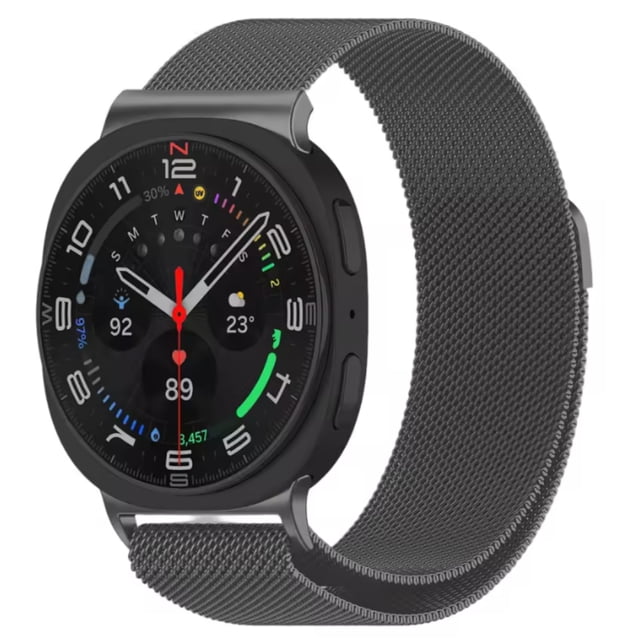 Correa Milanesa de Acero Inoxidable, Estilo Deportivo, compatible con Samsung Galaxy Watch 8/Watch 8 Classic