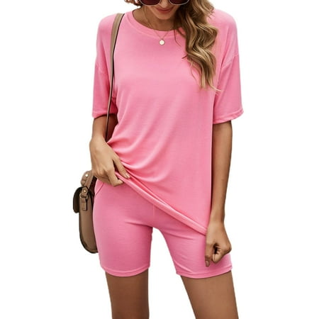 

Lacyie Womens Pajamas Set 2 Piece Casual Sportswear Loungewear Nightwear