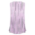 thumbnail image 4 of Débardeurs Grande Taille pour Femmes, Nouveaux Débardeurs Tendance Sans Manches, Col Rond Chemises Fluides Été 2025 Blouse Imprimée Décontractée Débardeurs pour Femmes Violet 5TG, 4 of 5