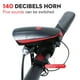 thumbnail image 5 of Yuarrent Faro LED para bicicleta, lámpara de seguridad profesional resistente con 5 sonidos, accesorios para montar, linterna para ciclismo, Ciclismo Rojo【Carga USB】, 5 of 6
