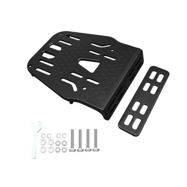 Soporte de extensión para el respaldo del asiento trasero de la bicicleta eléctrica Negro