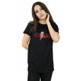 thumbnail image 2 of DC Comics Femmes Shazam Film Logo Coton Petit Ami T-Shirt, 2 of 3