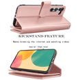 thumbnail image 5 of Takfox Wallet Case for Galaxy S23 FE 5G, for Galaxy S23 FE 5G Case, [9 Card Slots] PU Leather Credit Holder Folio Flip [Detachable] Kickstand Lanyard Magnetic Phone Cover for S23 FE 5G Rose Gold, 5 of 9