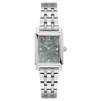 bulova dress classic men's watch 96b427 Green Dial Leather Strap Surveyor 96B427
