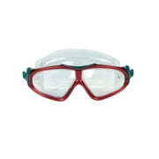 EZ Fit DLX Sport Goggles Swimming Pool Accessory for Adults and Children 7" - Red