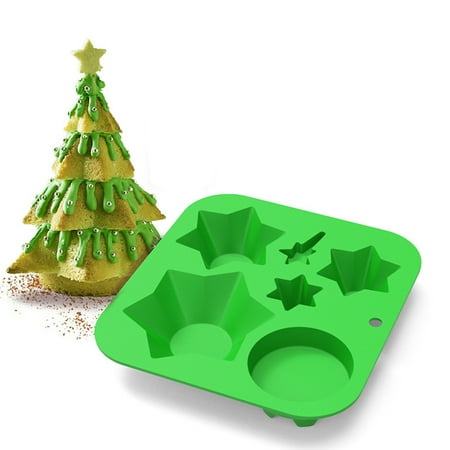 

Christmas Silicone Baking Pan Cake Chocolate Mold Bakeware