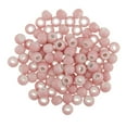 thumbnail image 2 of EHJRE 100pcs 6mm Ceramic Loose Beads Charms for DIY Jewelry Making Pink, 2 of 9