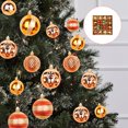 thumbnail image 6 of 42Pcs Electroplated Copper-Tone Christmas Ball Ornaments Set, Multi-Textured Hanging Decor, Festive Baubles for Xmas Tree & Holiday Decoration, 6 of 6