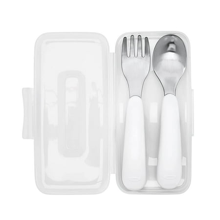 

Tot On-The-Go Fork And Spoon Set - Navy