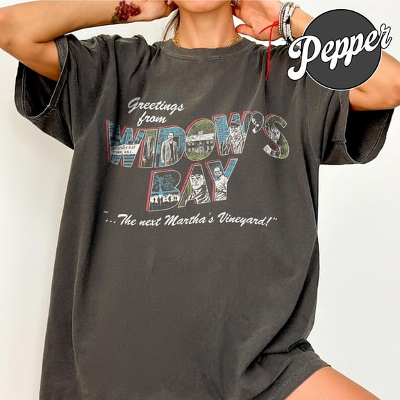 Greetings From Widow Bay Horror Movie Vintage Comfort Colors Shirt