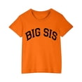 thumbnail image 2 of Piuwrlz 9 Years Girls Short Sleeve T-Shirt Teen Summer Printed T Shirt Orange Cotton Crew Neck Shirt Top Orange Size 9 Years, 2 of 4