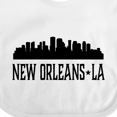 thumbnail image 4 of Inktastic New Orleans Louisiana Skyline Boys or Girls Baby Bib, 4 of 4