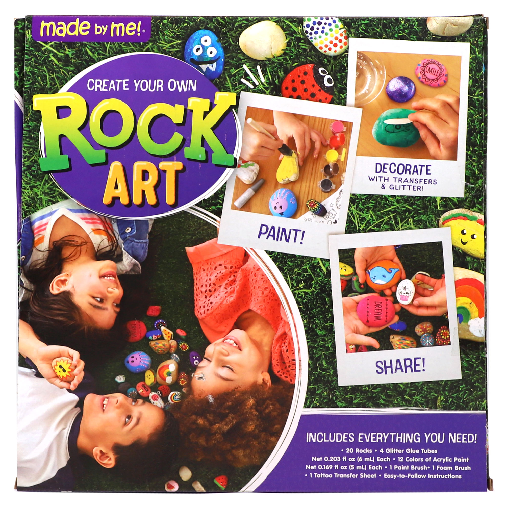 Made By Me Create Your Own Multicolor Rock Art Kit photo 8
