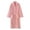 Pink, variant on Women's Pajama Sets Nightgowns for Women Cotton Snap Front Housecoat Long Sleeve Housecoats with Pocket Buttons Up Printed Warm Loungewear(Purple,M)