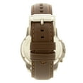 thumbnail image 3 of Fossil Men's Grant FS4813IE Silver Leather Japanese Quartz Fashion Watch, 3 of 4