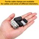 thumbnail image 3 of Uxcell 15 Pcs Núcleo de Filtro de Ferrita RFI EMI Supresión de Ruido Cable Clip ID 13mm 0.51Pulgadas Estilos Regulares para Dispositivos Electrónicos, Industria, Gris, 3 of 7