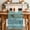 Teal, Brown, Grey, Beige, variant on Sage Green Blue Table Runner 72 Inches, Vintage Shabby Farmhouse Wooden Bed Runner Dresser Scarves Tabletop for Indoor Outdoor Parties/Ceremony/Banquet, 14" x 72"