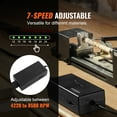 thumbnail image 4 of VEVOR Mini Lathe Machine 2.76'' x 6.3'' 24 V 96 W DIY Tools 7 Speeds comes with complete accessories, 4 of 9