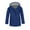 Dark Blue, variant on Rain Jacket for Girls Water-proof Jackets Boys Lightweight Windproof Windbreaker Zip Up Button Down Hooded Raincoat
