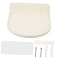 thumbnail image 4 of RUNROTOO 1Pc White Wall Mounted Loudspeaker Bracket Storage Holder Easy Fixing, 4 of 8