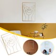 thumbnail image 1 of Metal Modernization Abstract Fresco Room Abstract Womens Body Shape Art, 1 of 9