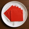 thumbnail image 4 of Beautynvta 10 Pcs Christmas Party Paper Napkins Set, Red Disposable Festive Tableware Paper Napkins, Paper Napkins Dinnerware Set for Christmas Winter Holiday Party Supplies, 4 of 6