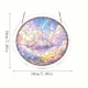 thumbnail image 3 of Round Acrylic Puzzle Suncatcher - Stained Glass Style Window Hanging Dreamy For Home Decor, 3 of 6