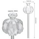 thumbnail image 4 of Toystoory 3 unids/set fácil de cultivar plantas accesorios elegantes para plantas de interior fácil de agregar vidrio de agua Jardín y Patio A, 4 of 6