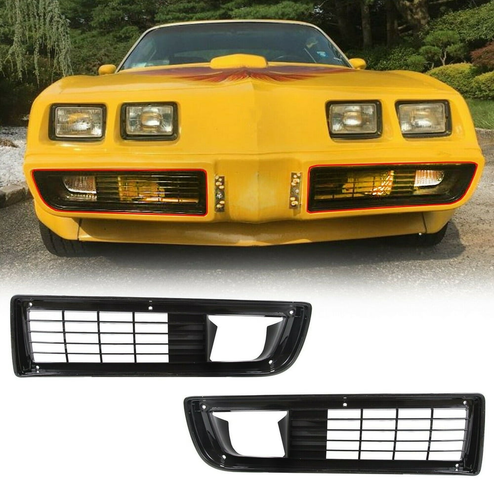 For 197981 Firebird Trans Am Front Bumper Grille Grill Set w/ fitting