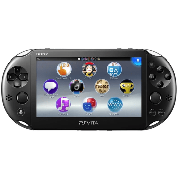 Restored Sony Playstation PS Vita 2000 Slim Gaming Console, Black (Refurbished)
