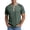 Army Green, variant on Henley Shirts for Men Summer Raglan Short Sleeve Color Block Casual Loose T-Shirts Lightweight Basic Tees