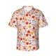 thumbnail image 1 of Balery Hello Autumn Maple Leaf Camisas hawaianas de manga corta para hombre, camisas playeras de corte holgado, camisas de vacaciones con botones,Small, 1 of 7