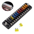thumbnail image 1 of Fuse box, 12 channels regardless of positive and negative fuse box with 24 pieces of fuse, 1 of 5