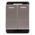 thumbnail image 1 of Interruptor Doble Leviton 1 Polo 1/2" Plata, 1 of 3