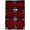 Rojo, variant on Velvet Christmas Ball Ornaments, Flocked Hanging Baubles, 3.15 Inch, 6 Pack(Blue)