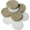 MADICO 23232 Feltac Ultra - 1 in. Round The Ultimate Floor Protector - Beige and White - 10 Packs