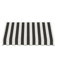 thumbnail image 2 of Awntech 6.375 ft San Francisco Fixed Awning Acrylic Fabric, Black/White Stripe, 2 of 2