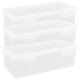 thumbnail image 5 of Kitchen Countertop Bread Box Sealed Bread Box Refrigeration Compatible Families 19.00X9.50X6.00CM 3Pcs, 5 of 5