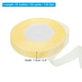 thumbnail image 2 of Unique Bargains 0.6 Inch x 50 Yard Organza Ribbon, Gift Wrapping Ribbon for Bouquet Cake Invitations Card Decoration, Beige, 2 of 7